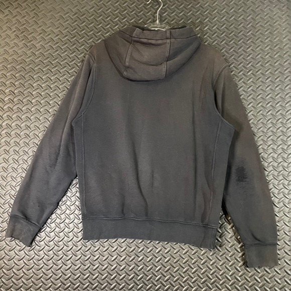 Nike Black Faded White Graphic Athletic Pullover Hoodie Sweater Men's Size Small - Picture 2 of 7